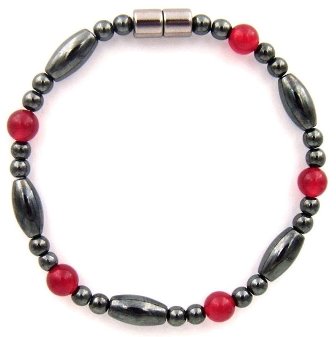 1 PC. (Magnetic) Red Magnetic Bracelet Hematite Bracelet #MHB108