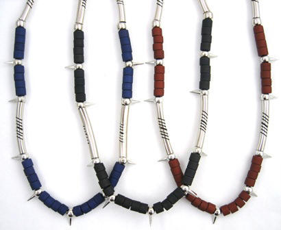 Industrial Necklaces with Spikes