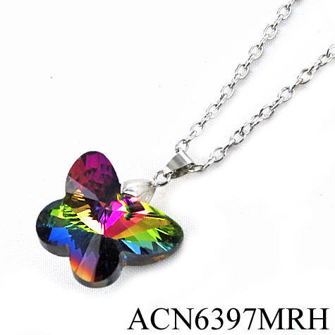 Butterfly Crystal Necklaces