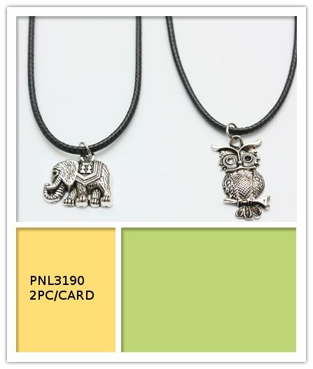 Corded Owl Necklaces