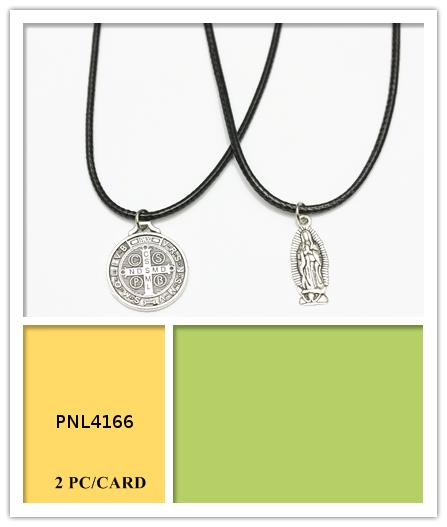 Saint Mary and Icon Corded Necklaces