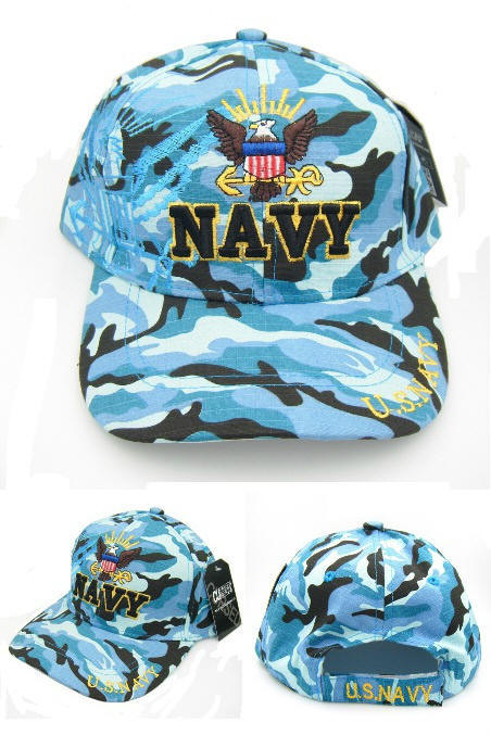 Camouflage U.S. Navy Caps