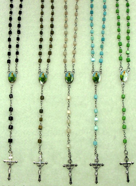 Cats Eye Beads Rosary