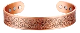 Tree of Life Magnetic Copper Bangle