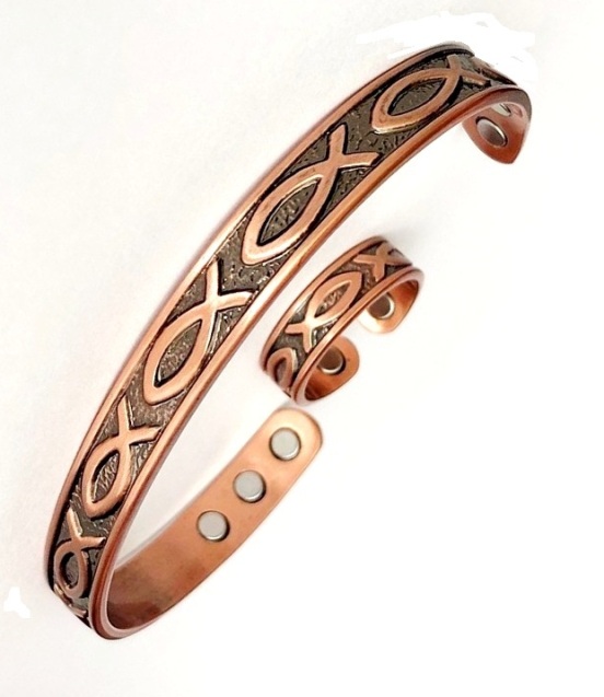 Magnetic Copper Bangles And Magnetic Copper Ring