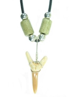 Fossil Shark Teeth Necklaces