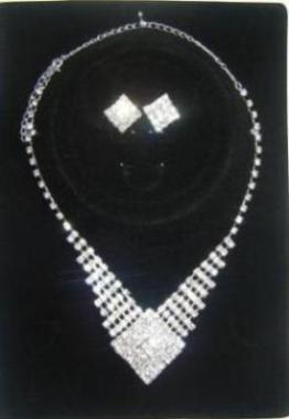 Rhinestone Necklaces, Rhinestone Earrings