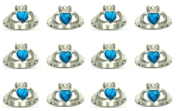 Stainless Steel Irish Claddagh Celtic Rings