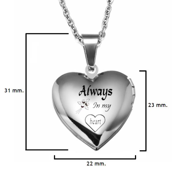 Wholesale Always in my Heart Locket