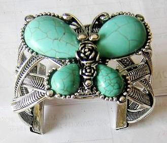 Butterfly Turquoise Bangle