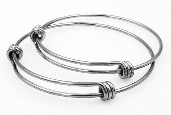 Resizable Stainless Steel Wire Bangles