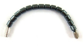 Drum Beads Hematite Extension