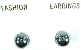 Hematite Ball Earrings