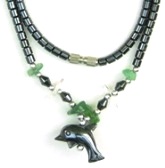 Dolphin Hematite Necklaces