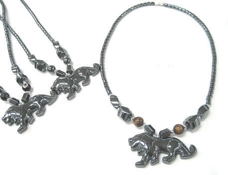 Lion Hematite Necklaces