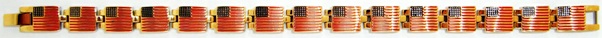 US American Flag Magnetic Bracelet