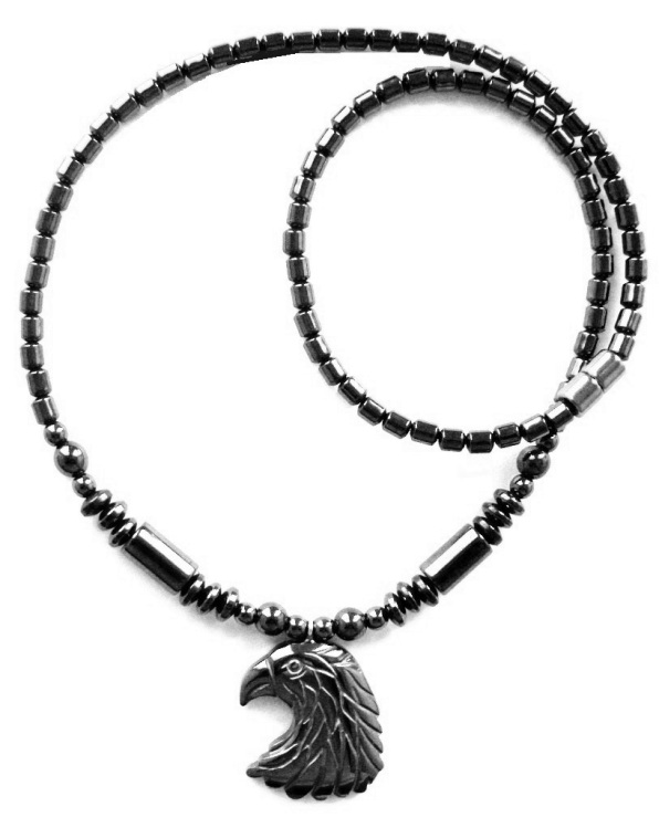 Eagle Hematite Magnetic Necklaces