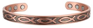 Fish Magnetic Copper Bangle