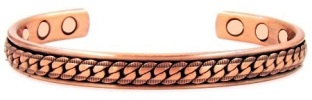 Chain Style Magnetic Copper Bangle