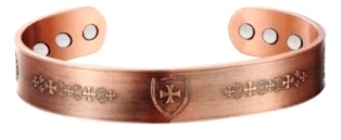 Armor Cross Magnetic Copper Bangle