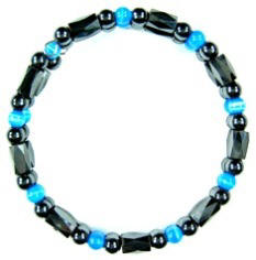 Turquoise Magnetic Memory Wire Bracelets