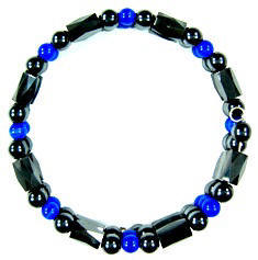 Navy Blue Magnetic Memory Wire Bracelets