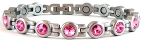 Pink Crystal Magnetic Stainless Steel Bracelets></td>
      </tr>
      <tr>
        <td width=