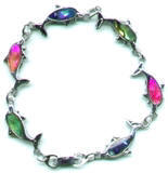 Tiny Dolphin Paua Shell Bracelets