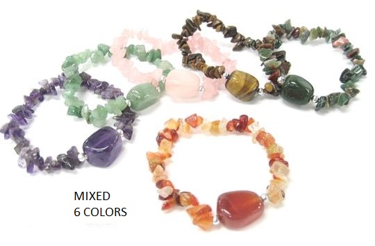 Semi Precious Stone Bracelets