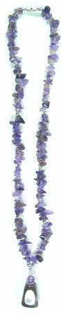 Amethyst Chip stone Necklace