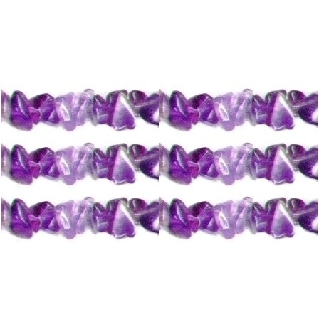 Amethyst Chip Stone Beads Necklace 34"-36" Inch  #36-AM