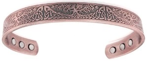 Tree of Life Solid Copper Cuff Magnetic Bangle Bracelet #MBG356