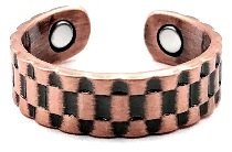 Solid Copper Magnetic Therapy Ring #MCR225