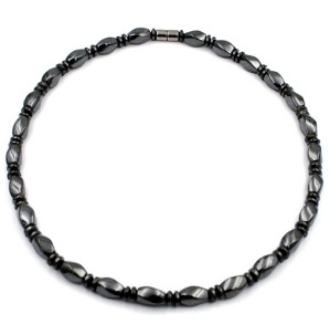 Heavy Twisted Beads Magnetic Necklace #MN-0113