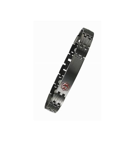 LIMITED SALE All Black ID stainless Steel Magnetic Bracelet #MSSB102