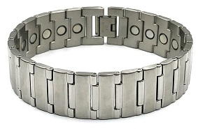 LIMITED SALE  3/4" Wide Stainless Steel Magnetic Bracelet #SSB115