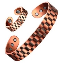 Pure Copper Cuffs and Rings Sets