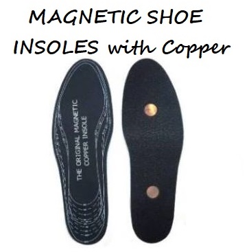 Magnetic Shoe Insoles with Copper