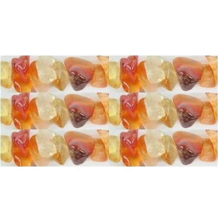 Carnelian Chip Stone Beads Necklace 34"-36" Inch #36-CA