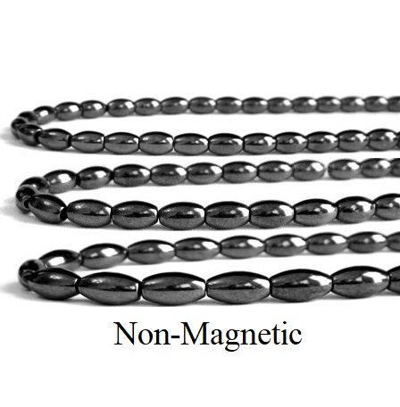 10 Strands 16" Each Oval Hematite Beads (NON-Magnetic) AAA Quality