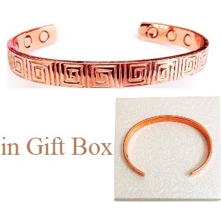 Celtic Solid Copper Cuff Magnetic Therapy Bangle Bracelet #MBG005