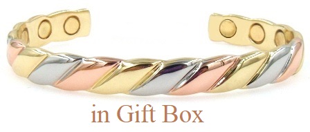Rainbow Solid Copper Cuff Magnetic Therapy Bangle Bracelet #MBG014