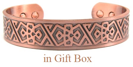Comfort Solid Copper Cuff Magnetic Therapy Bangle Bracelet #MBG027