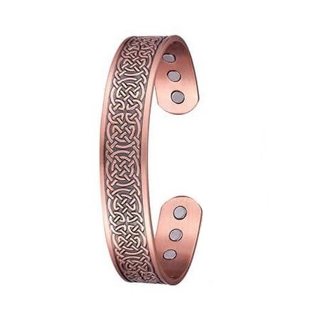 Circle Knots Magnetic Therapy Copper Bangle #MBG354