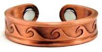 Crown Solid Copper Magnetic Therapy Ring #MCR121