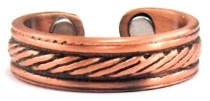 Solid Copper Magnetic Therapy Ring #MCR136