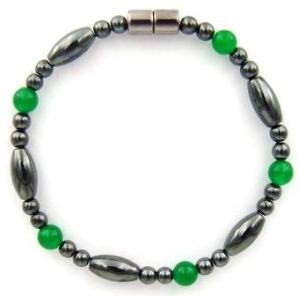 1 PC. (Magnetic) Green Ave Magnetic Therapy Bracelet Hematite Bracelet #MHB109