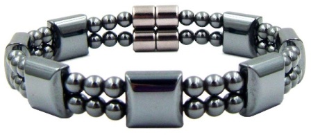 3 Balls Double Line Magnetic Therapy Bracelet Hematite Bracelet #MHB305