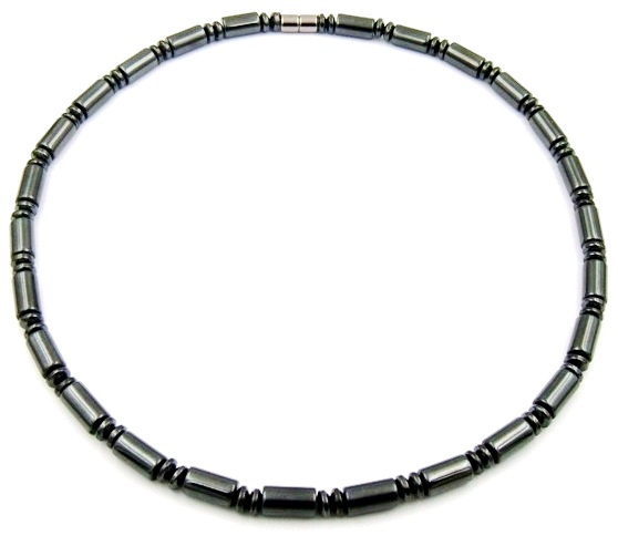 1 PC. Heavy Tube Beads Magnetic Therapy Necklace For Men #MN-0012