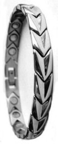 7.3" Stainless Steel Magnetic Bracelet #SSB001
